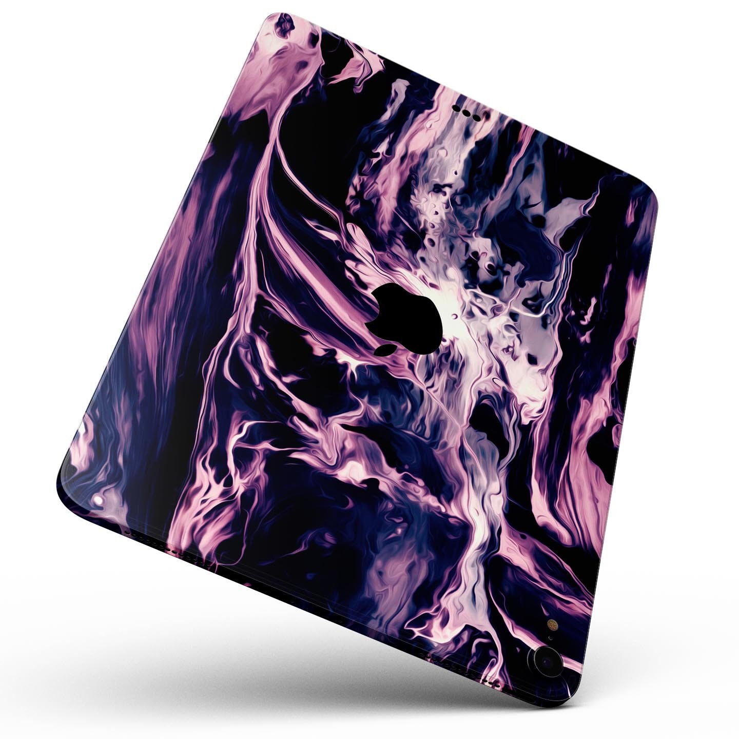 Blurred Abstract Flow V32 skin decal for Apple iPad, showcasing vibrant abstract design and premium 3M material.