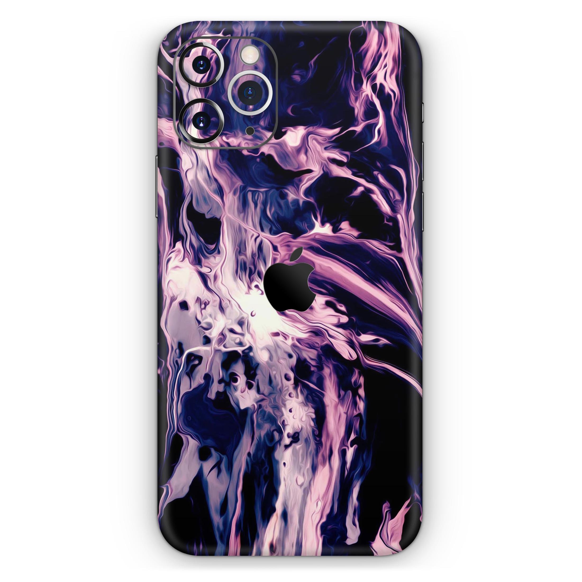 Blurred Abstract Flow V32 Skin-Kit for Apple iPhone, showcasing vibrant colors and a sleek design.