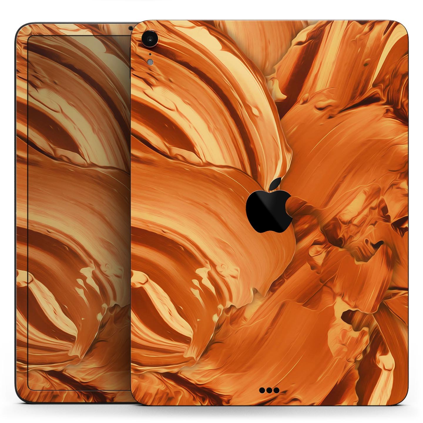 Blurred Abstract Flow V46 skin decal for Apple iPad, showcasing vibrant abstract design and premium 3M material.