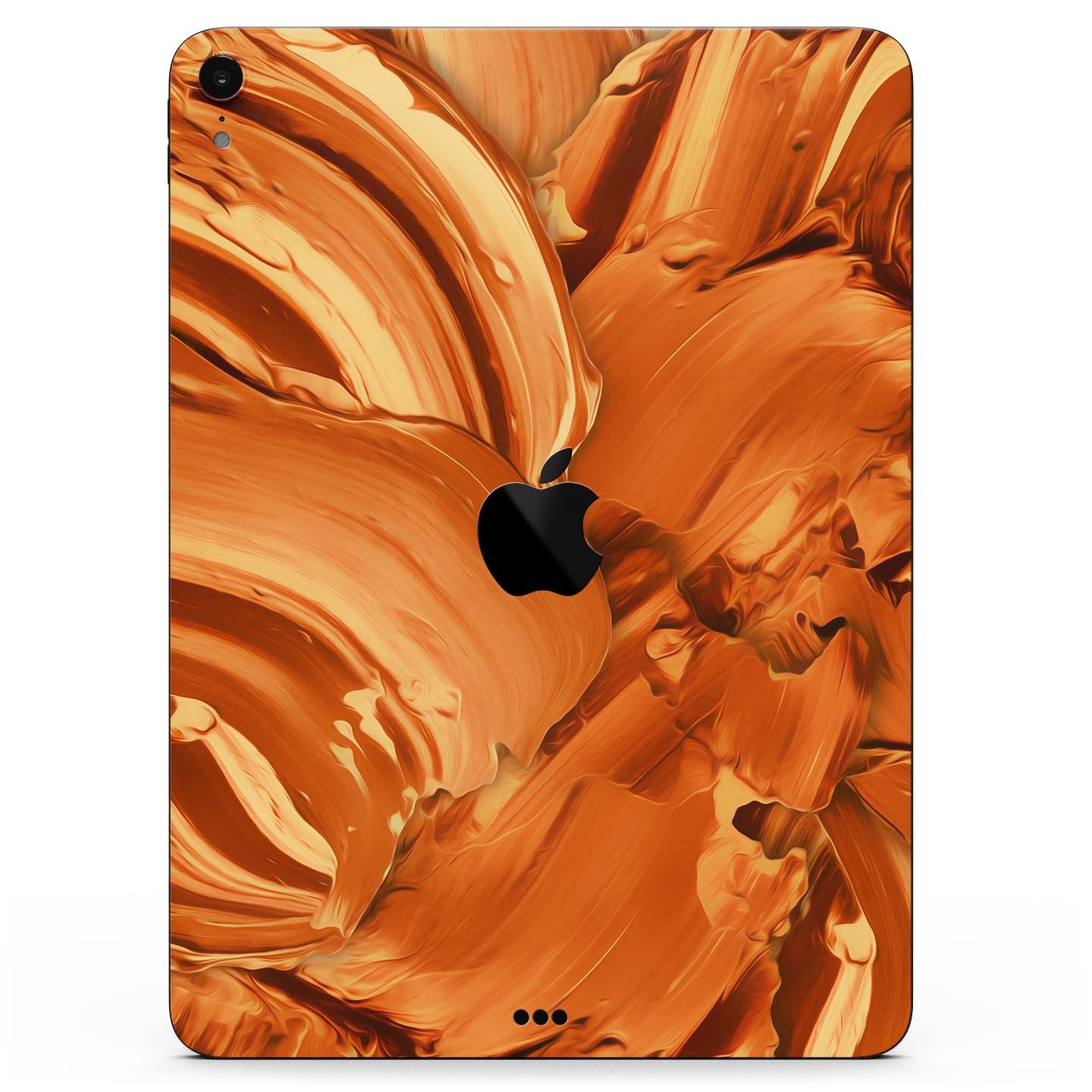 Blurred Abstract Flow V46 skin decal for Apple iPad, showcasing vibrant abstract design and premium 3M material.