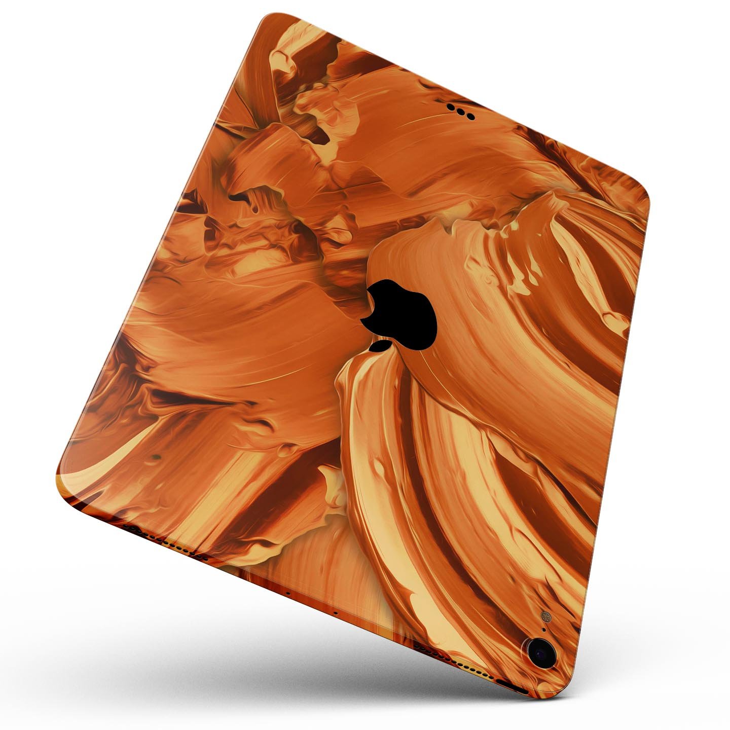 Blurred Abstract Flow V46 skin decal for Apple iPad, showcasing vibrant abstract design and premium 3M material.