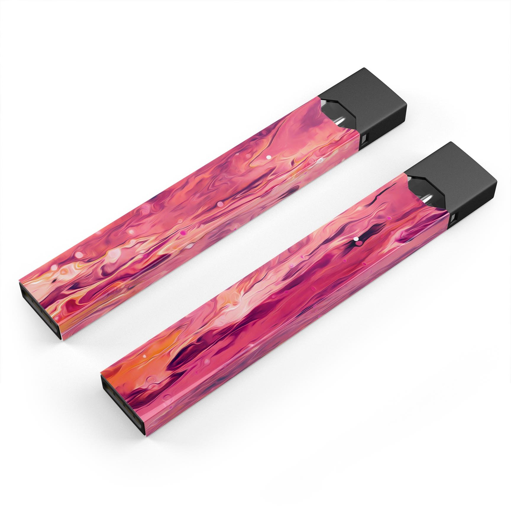 Blurred Abstract Flow V48 premium decal skin for JUUL device, showcasing vibrant abstract design and protective features.