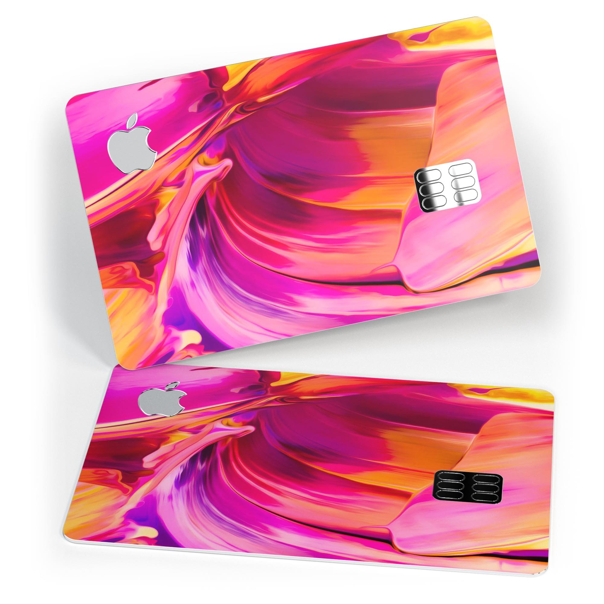 Blurred Abstract Flow V50 decal skin for Apple Card, showcasing premium vinyl design with a modern abstract pattern.