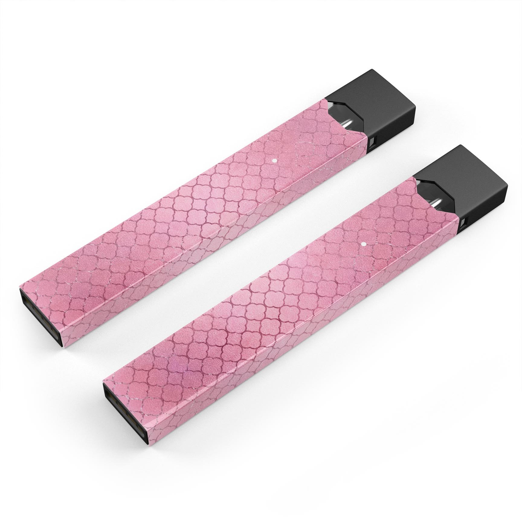 Blushed Pink Moroccan Pattern skin-wrap for JUUL device, showcasing intricate design and premium quality.