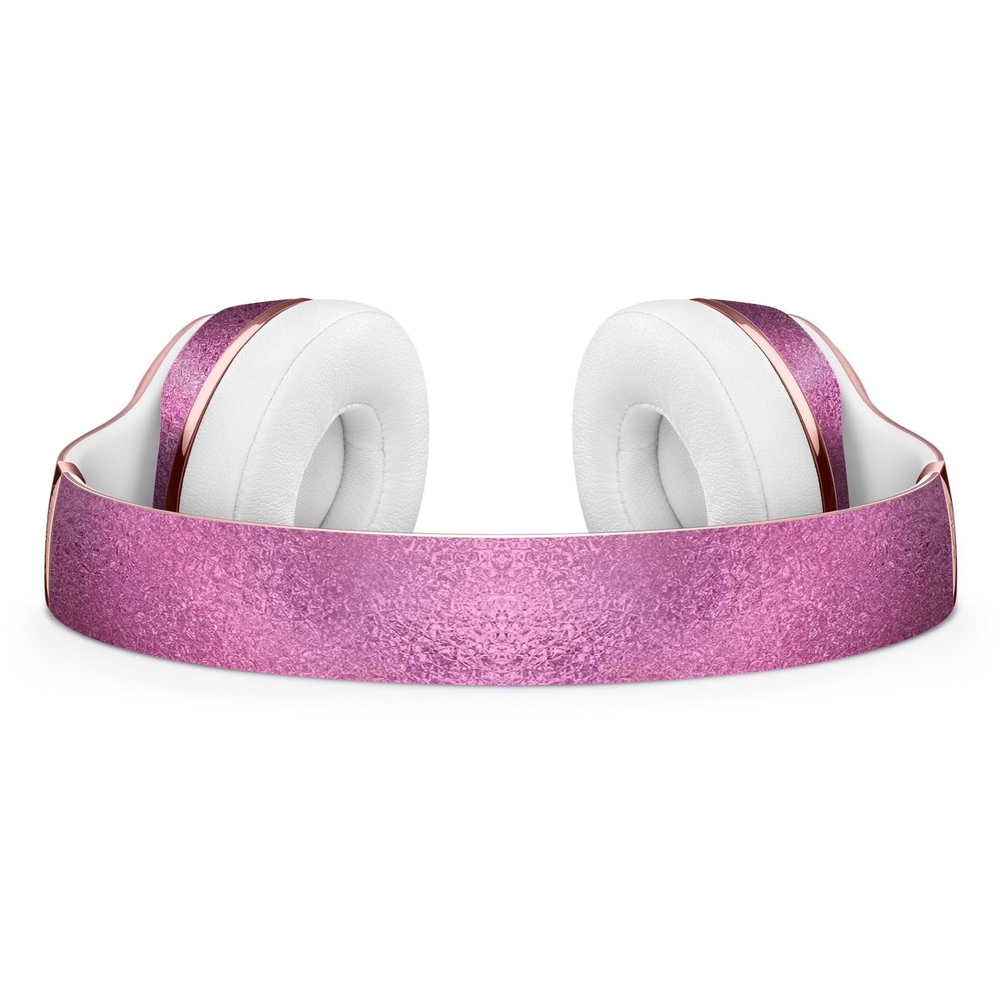 Blushed Pink Reflection Full-Body Skin Kit for Beats by Dre Solo 3, showcasing a stylish design with a glossy finish.