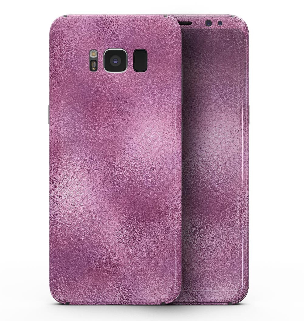 Blushed Pink Reflection skin kit for Samsung Galaxy S8, showcasing a stylish design with a smooth finish.