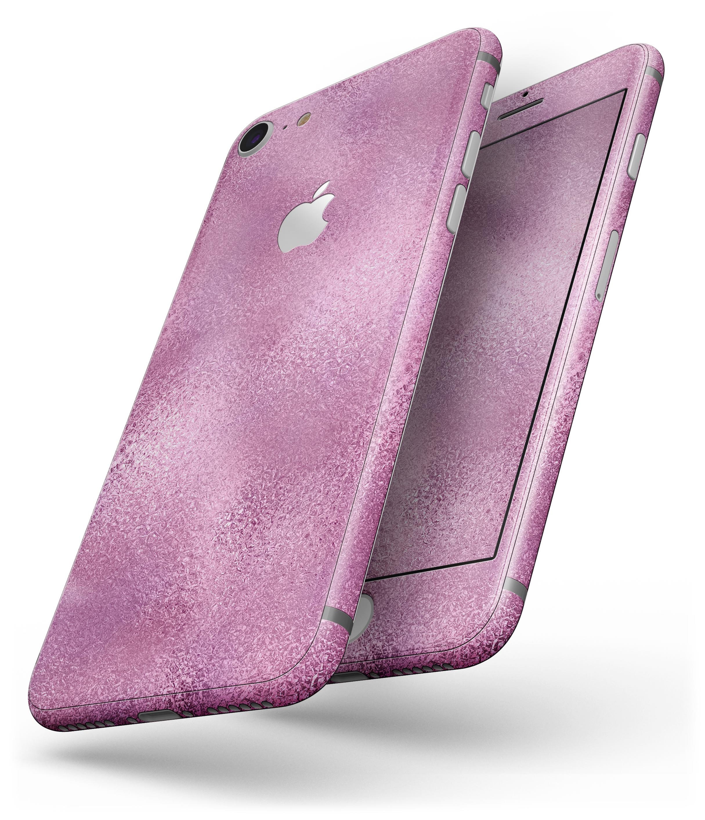 Blushed Pink Reflection skin for iPhone 8 and 8 Plus, showcasing a stylish design with a glossy finish.