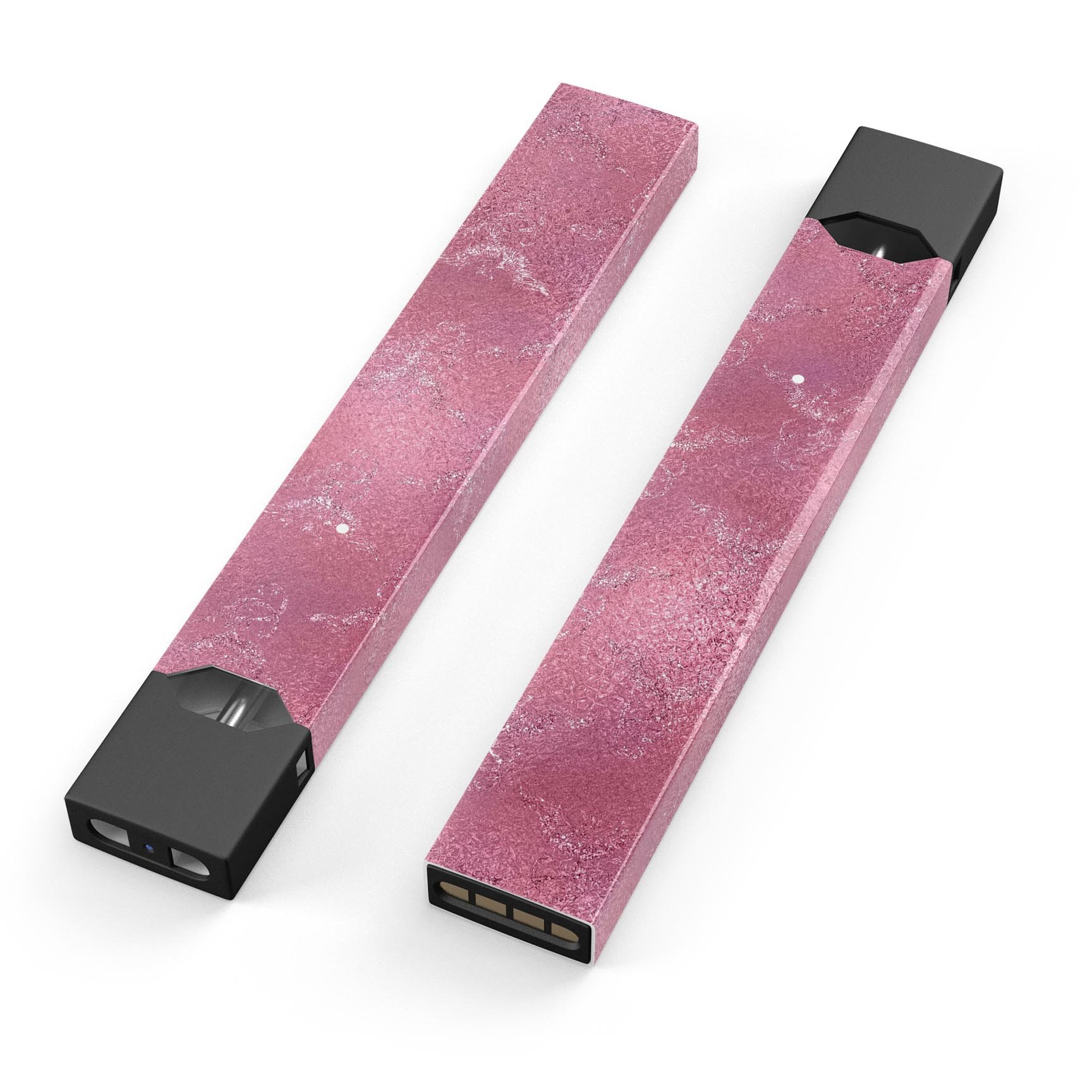 Blushed Pink with Wings skin-wrap sticker for JUUL device, showcasing vibrant colors and intricate wing design.