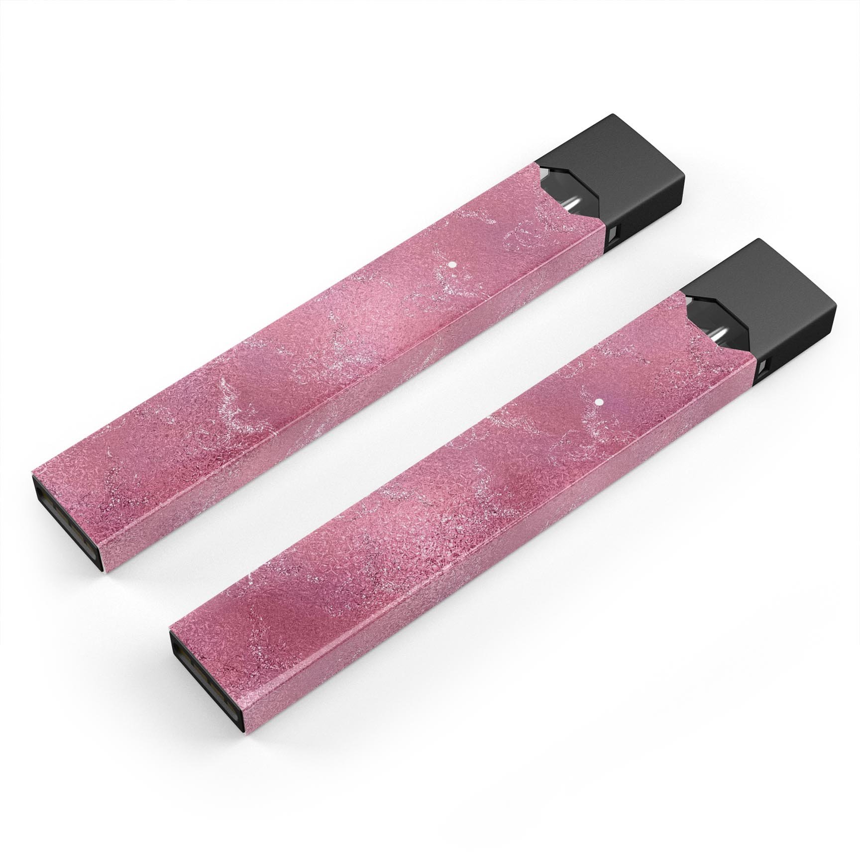 Blushed Pink with Wings skin-wrap sticker for JUUL device, showcasing vibrant colors and intricate wing design.