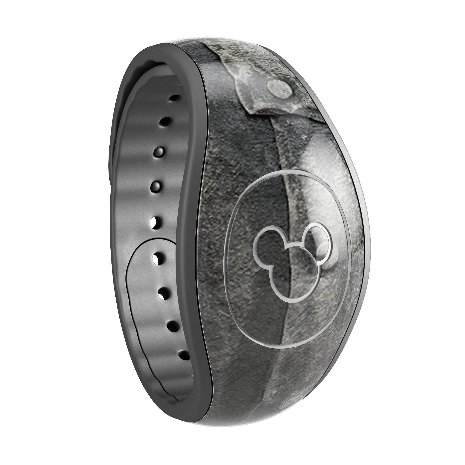 Bolted Steel Plates decal skin wrap kit for Disney Magic Band, showcasing trendy designs and high-quality materials.