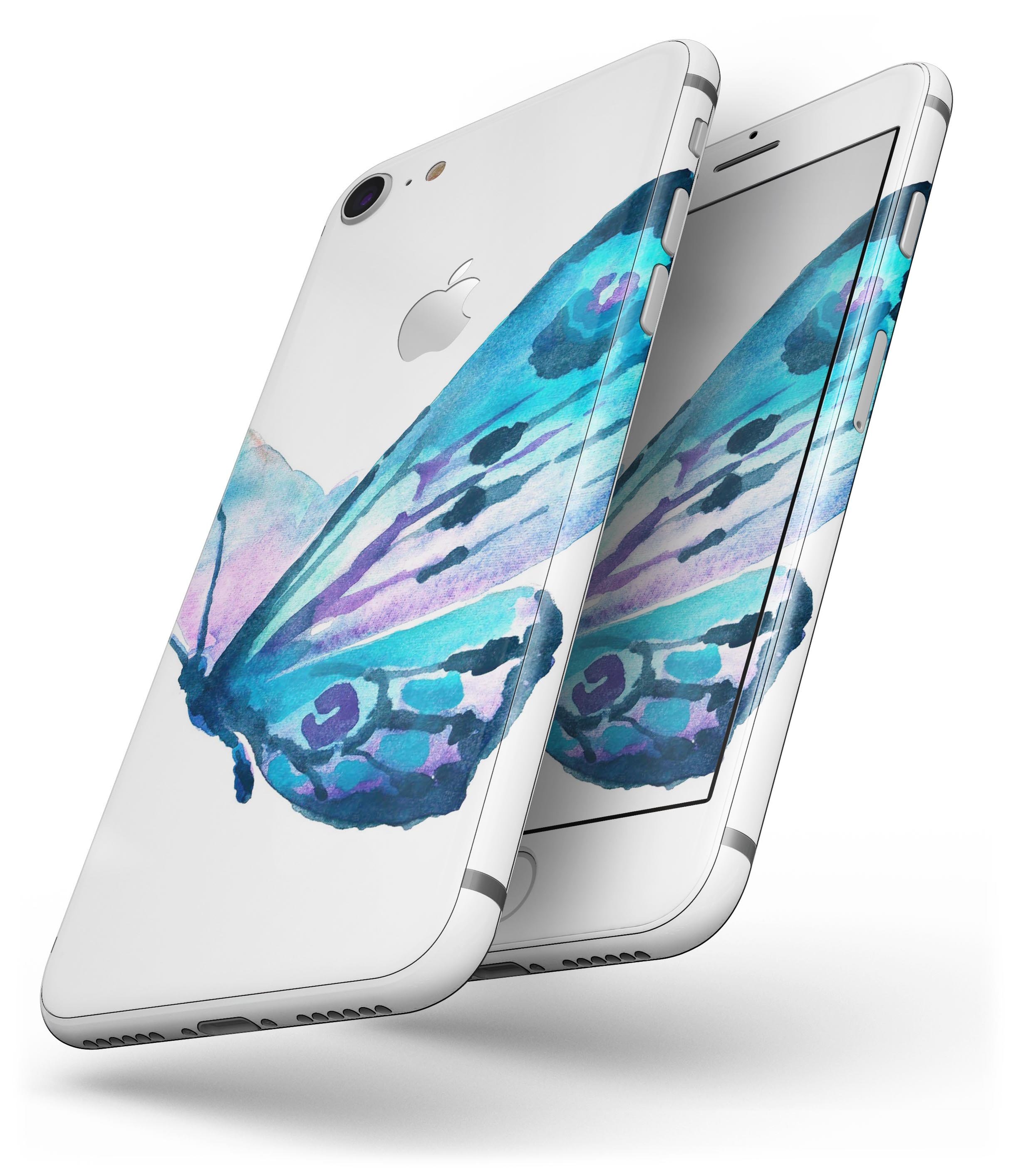 Bright Graceful Butterfly skin for iPhone 8 and 8 Plus, showcasing vibrant colors and intricate butterfly design.