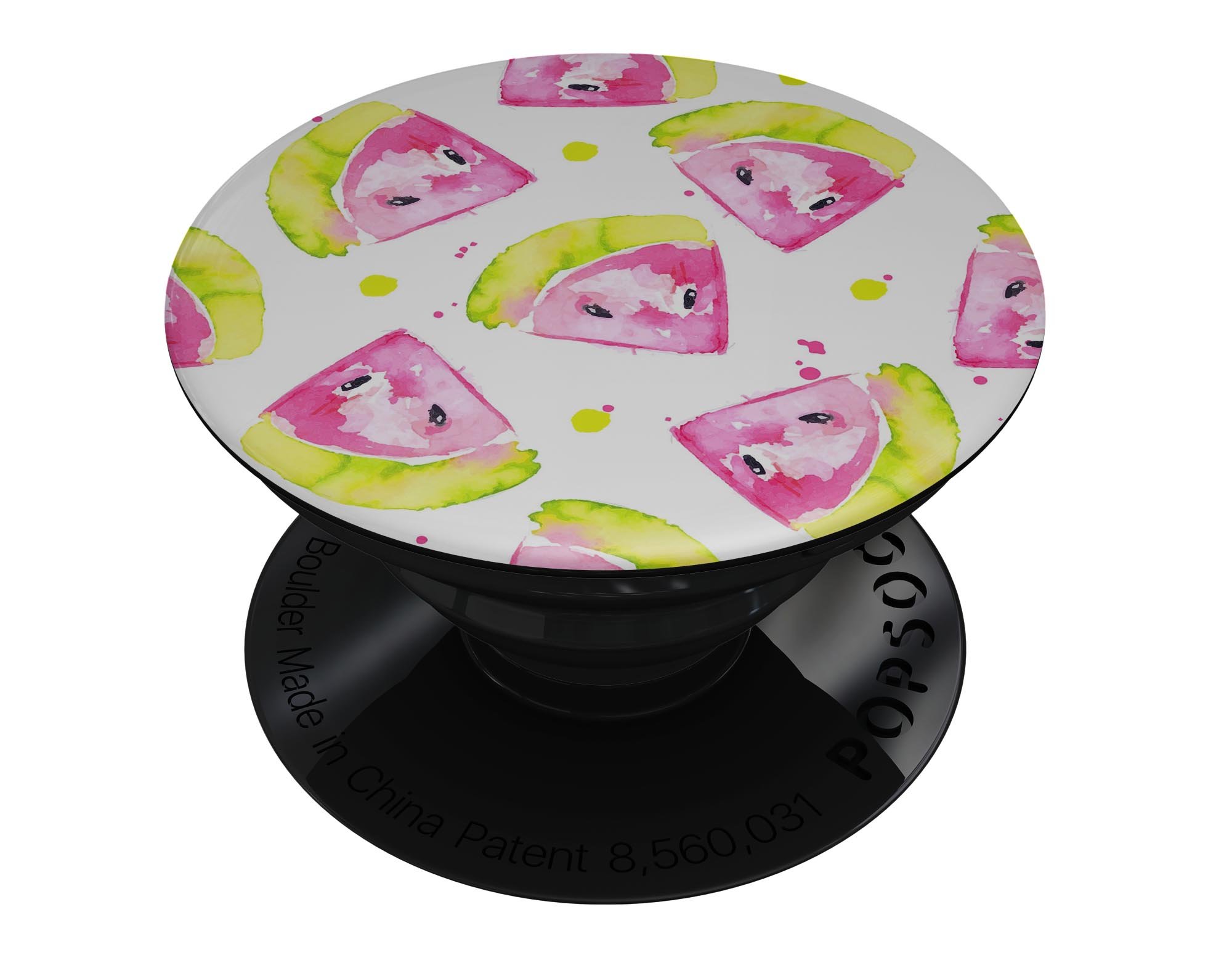 Bright Highlighter WaterColor-Melins Skin Kit for PopSockets, featuring vibrant colors and a stylish design.