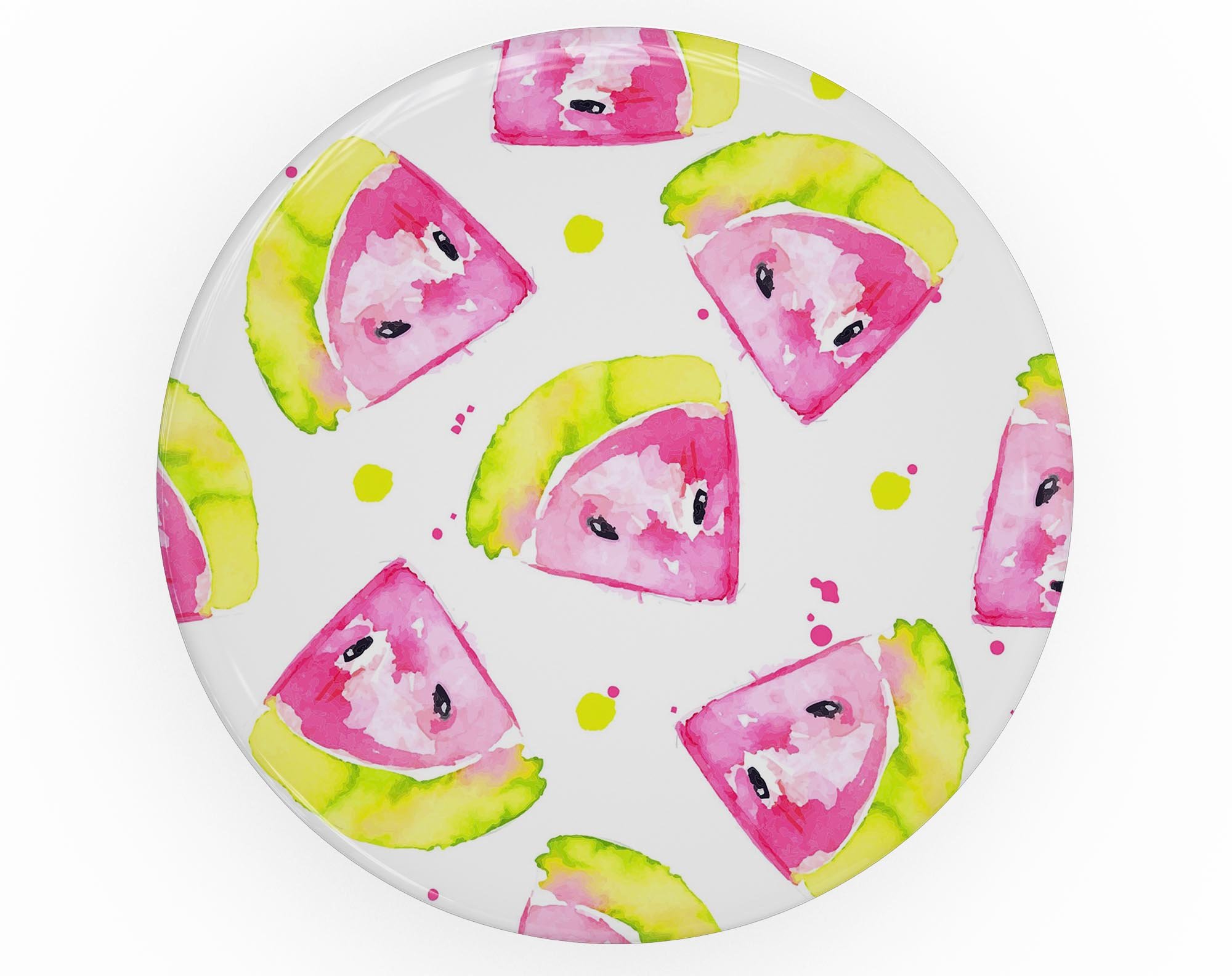 Bright Highlighter WaterColor-Melins Skin Kit for PopSockets, featuring vibrant colors and a stylish design.