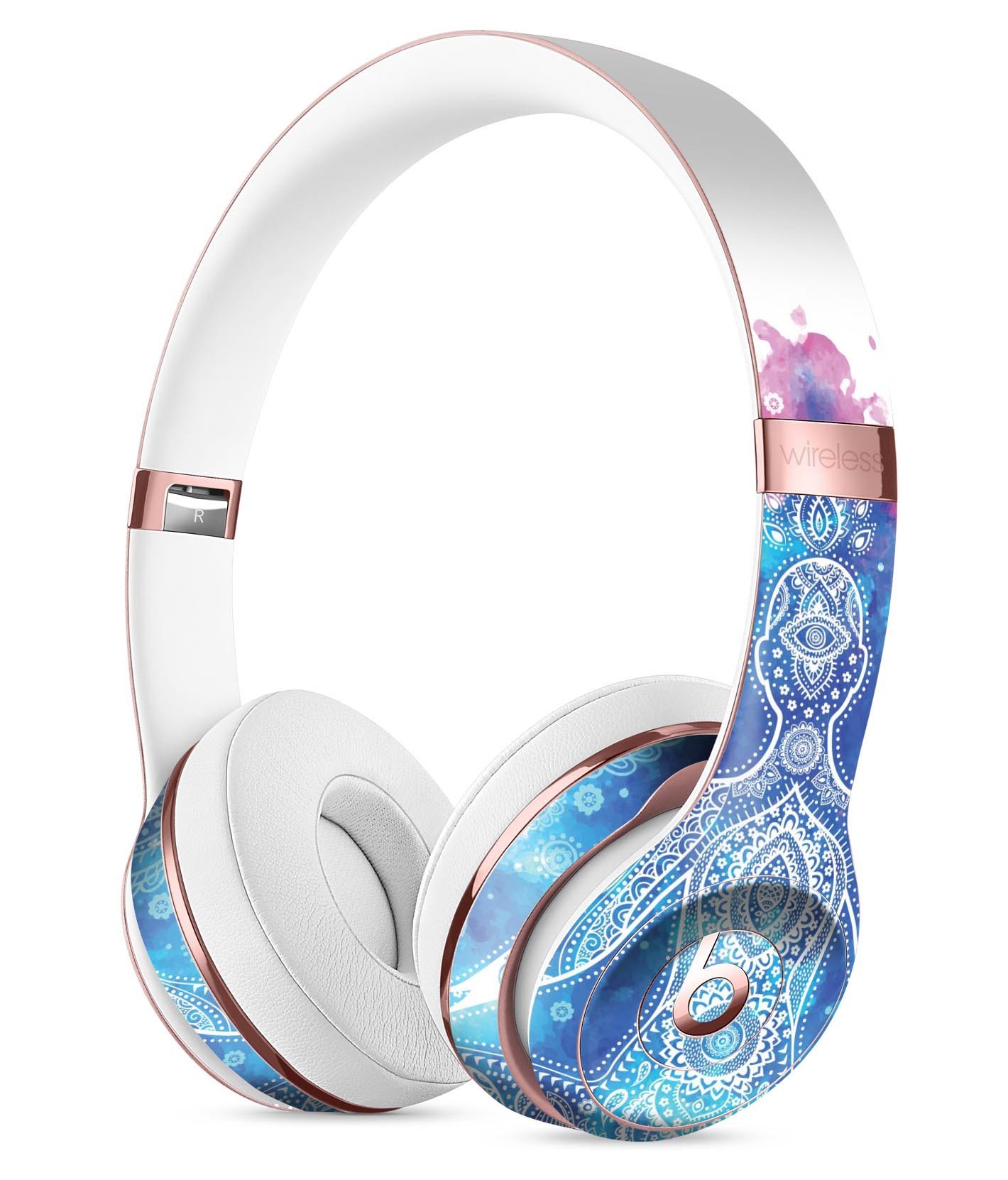 Bright Oil Yoga Mood Full-Body Skin Kit for Beats by Dre Solo 3, showcasing vibrant design and premium vinyl material.