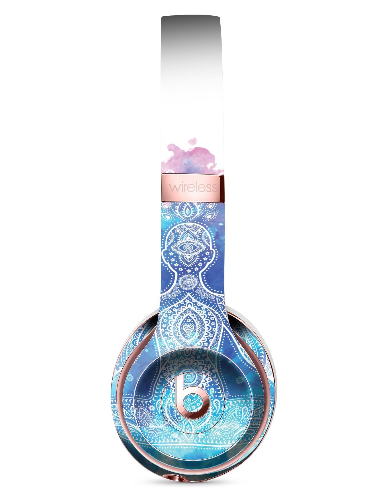 Bright Oil Yoga Mood Full-Body Skin Kit for Beats by Dre Solo 3, showcasing vibrant design and premium vinyl material.