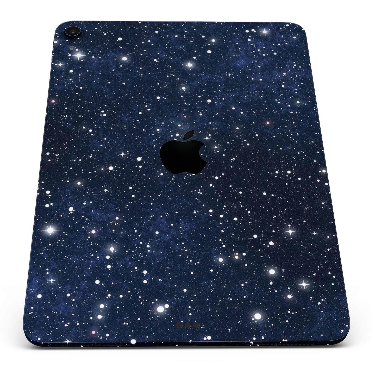 Bright Starry Sky Full Body Skin Decal for Apple iPad Pro 12.9", showcasing a vibrant starry design with premium finish.