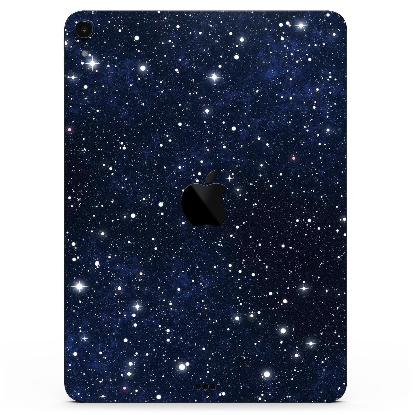 Bright Starry Sky Full Body Skin Decal for Apple iPad Pro 12.9", showcasing a vibrant starry design with premium finish.