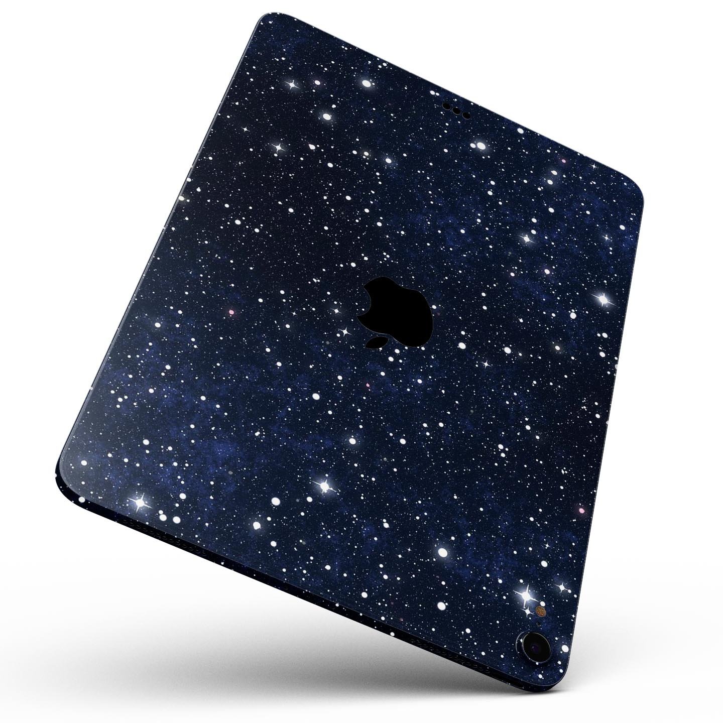 Bright Starry Sky Full Body Skin Decal for Apple iPad Pro 12.9", showcasing a vibrant starry design with premium finish.