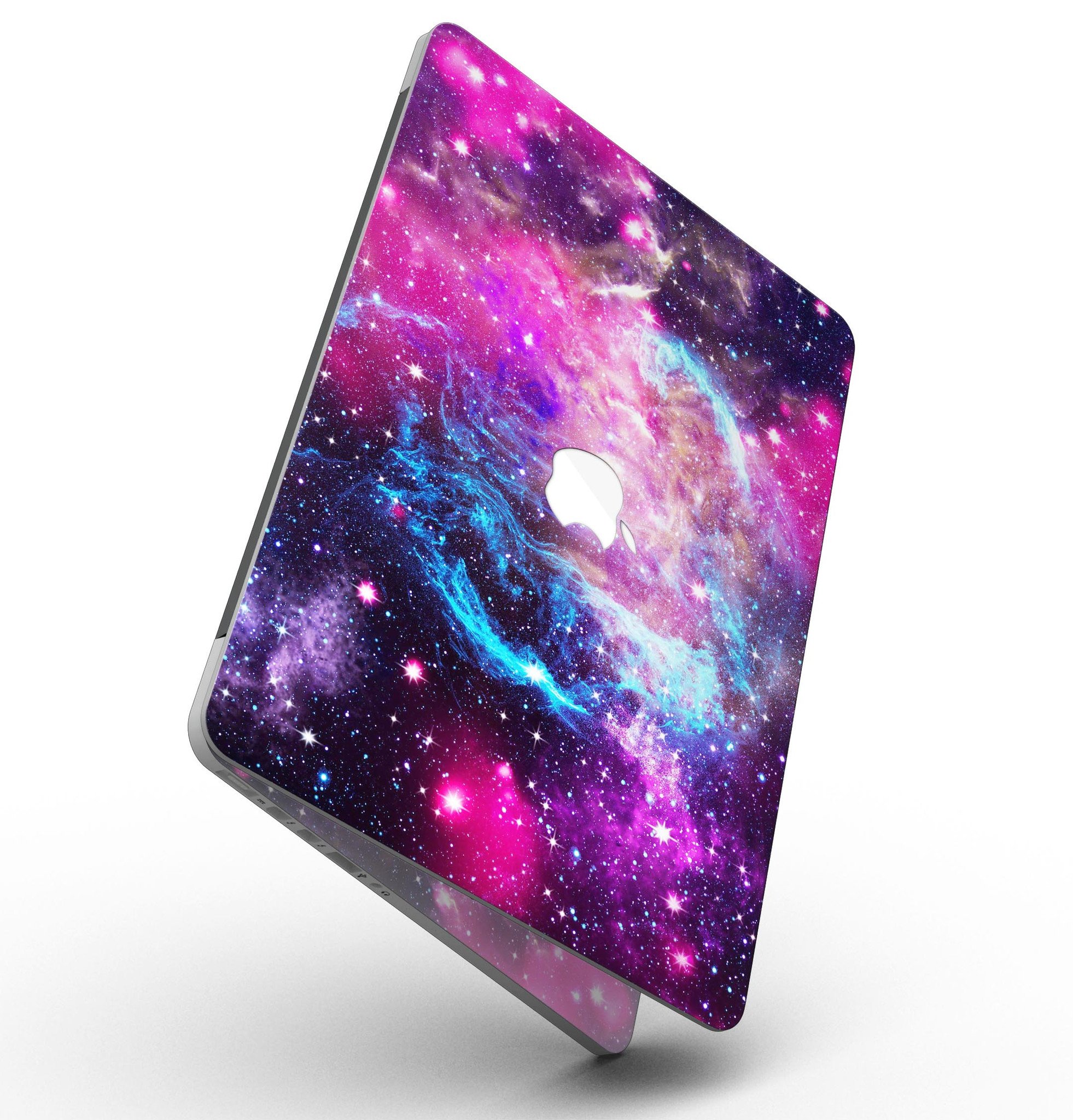 Bright Trippy Space skin for MacBook Pro with Retina Display, showcasing vibrant colors and unique design.