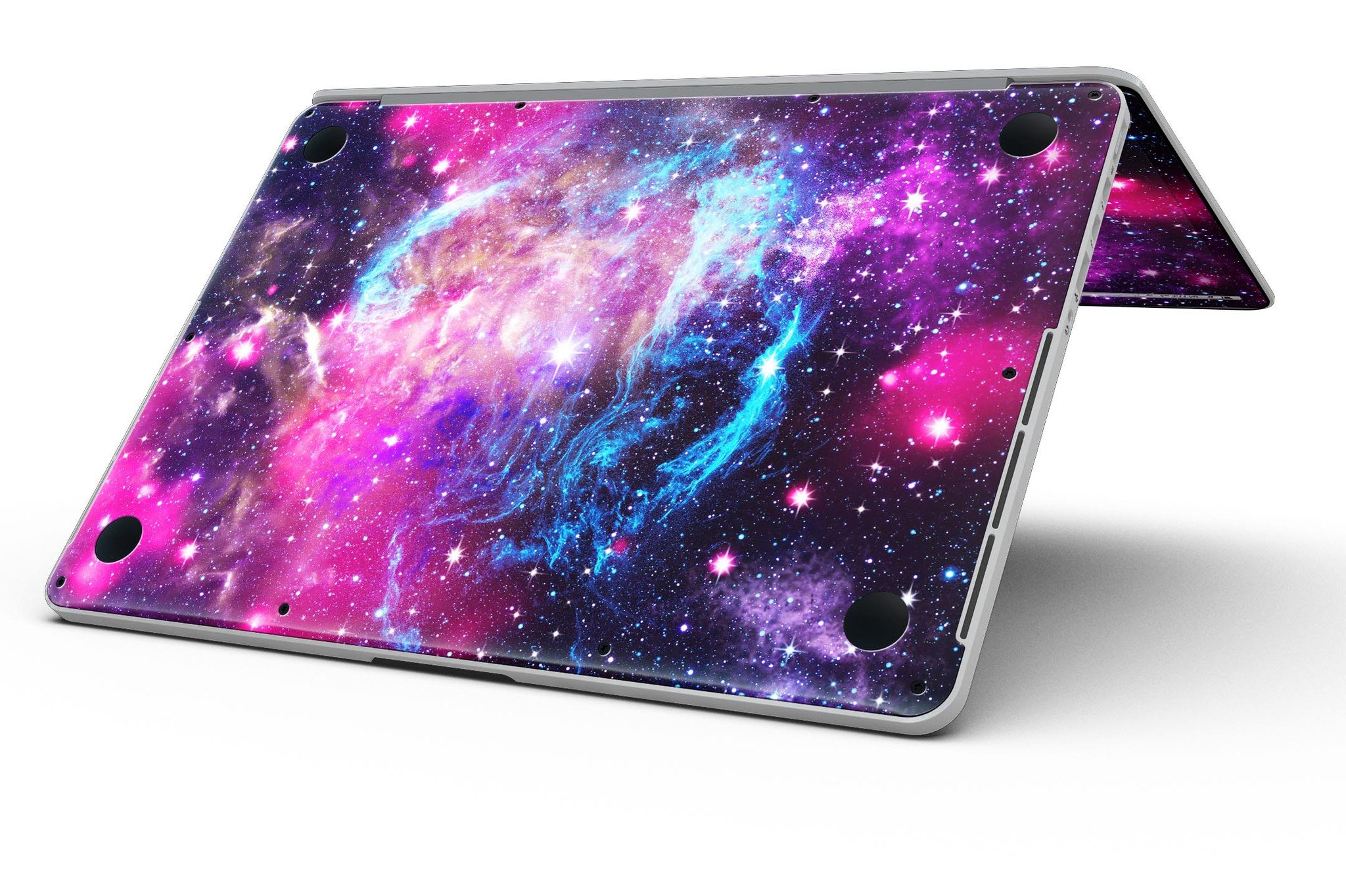 Bright Trippy Space skin for MacBook Pro with Retina Display, showcasing vibrant colors and unique design.