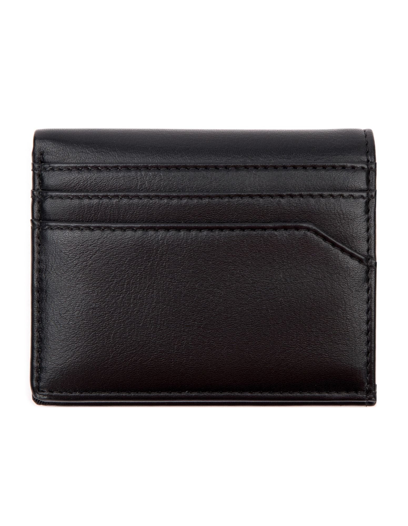 BROOME Unisex Wallet in Black made from ECO PU vegan leather, featuring 10 card slots and RFID protection.