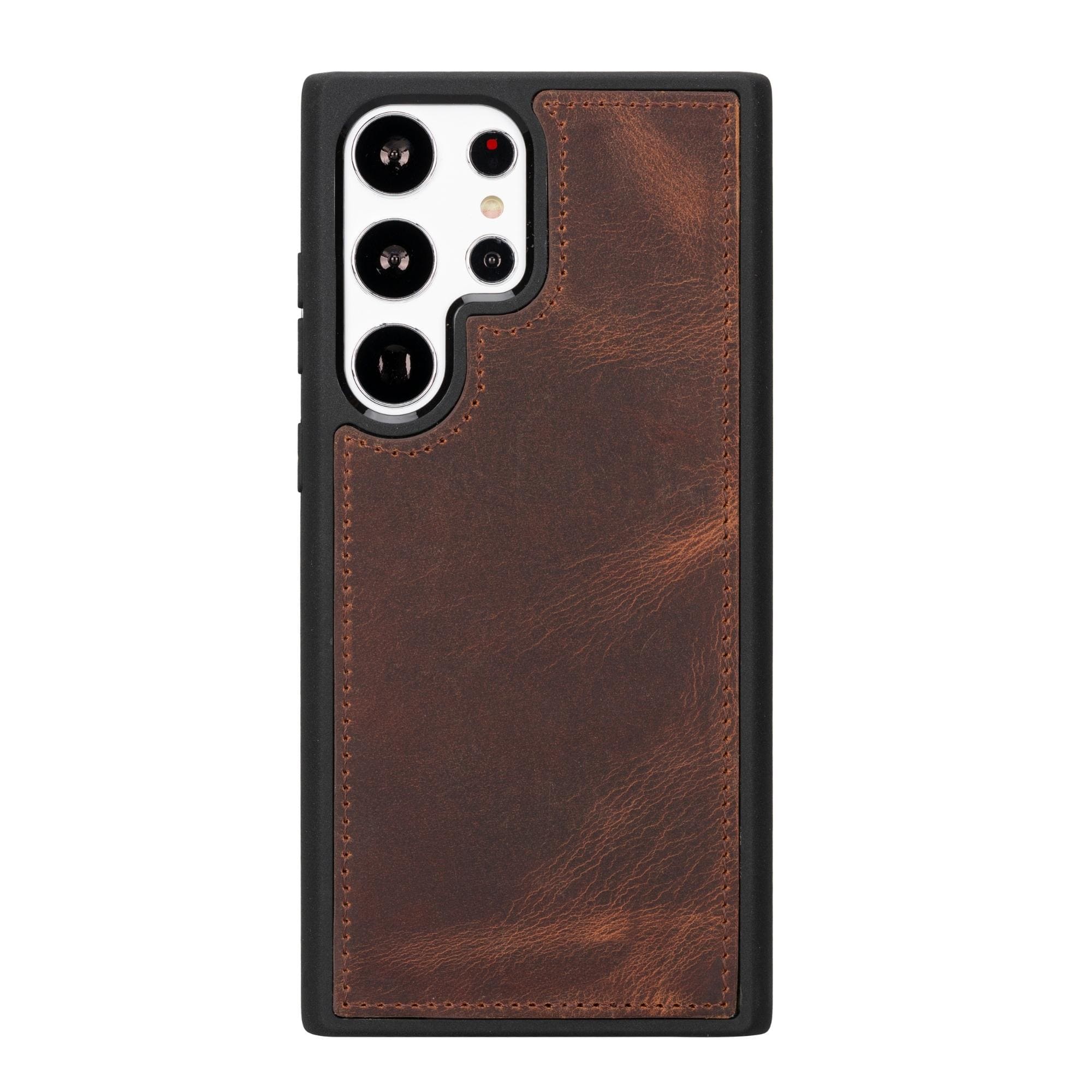 Buffalo Samsung Galaxy S20 Series Detachable Leather Wallet Case showcasing its sleek design, card compartments, and kickstand feature.