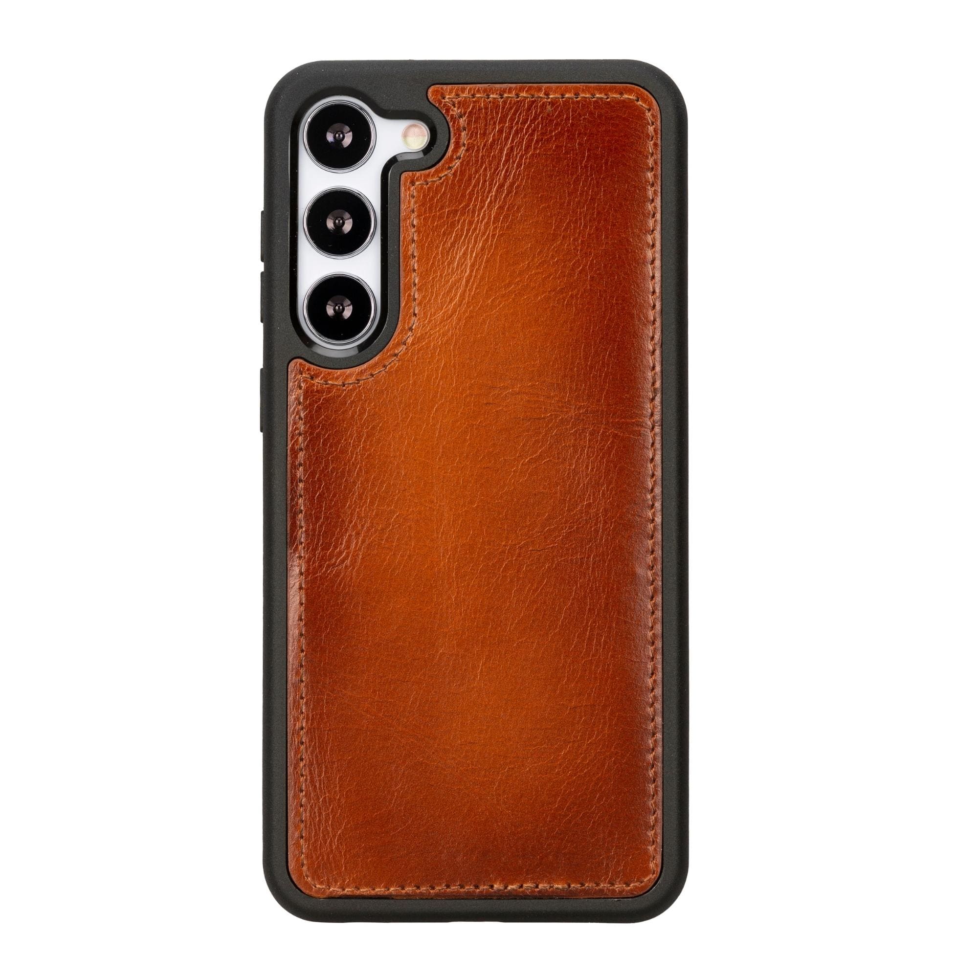 Buffalo Samsung Galaxy S20 Series Detachable Leather Wallet Case showcasing its sleek design, card compartments, and kickstand feature.