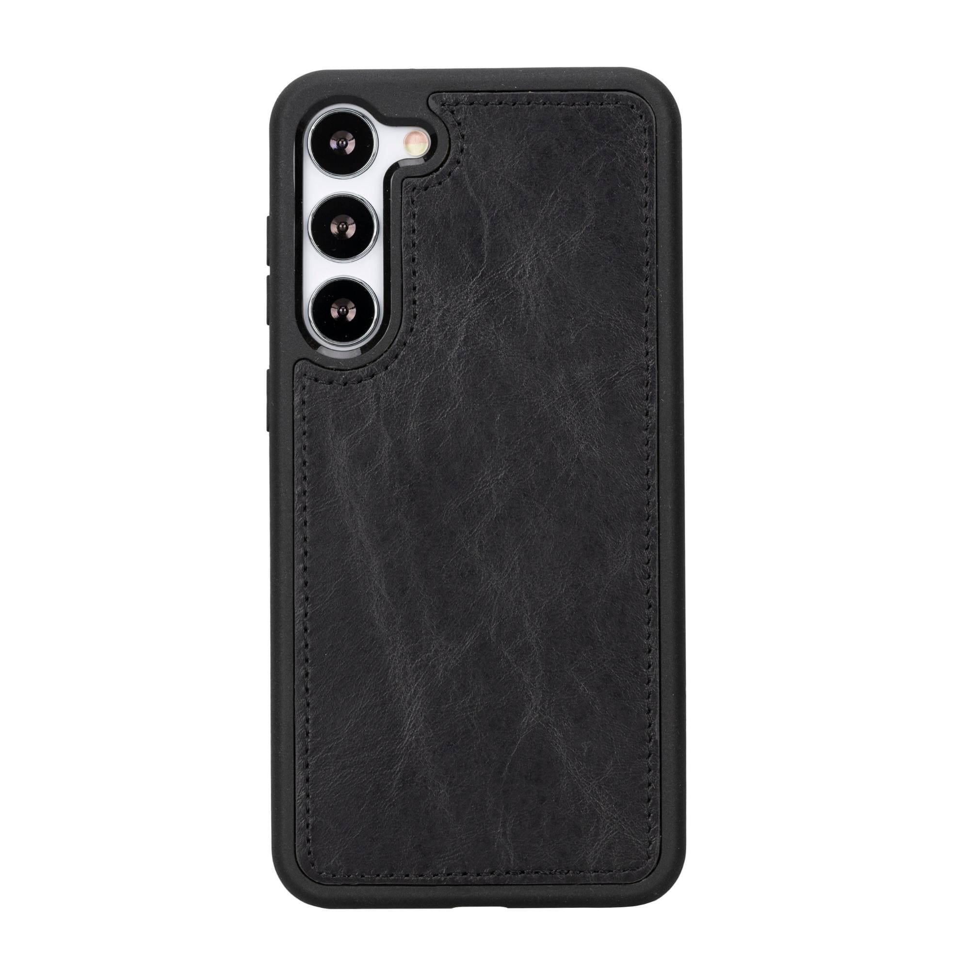 Buffalo Samsung Galaxy S20 Series Detachable Leather Wallet Case showcasing its sleek design, card compartments, and kickstand feature.