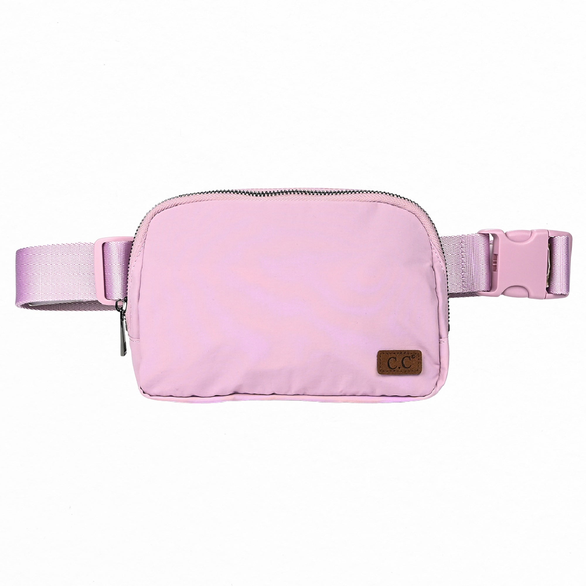 CC Basic Belt Bag Fanny Pack in various colors, showcasing adjustable strap and waterproof material.