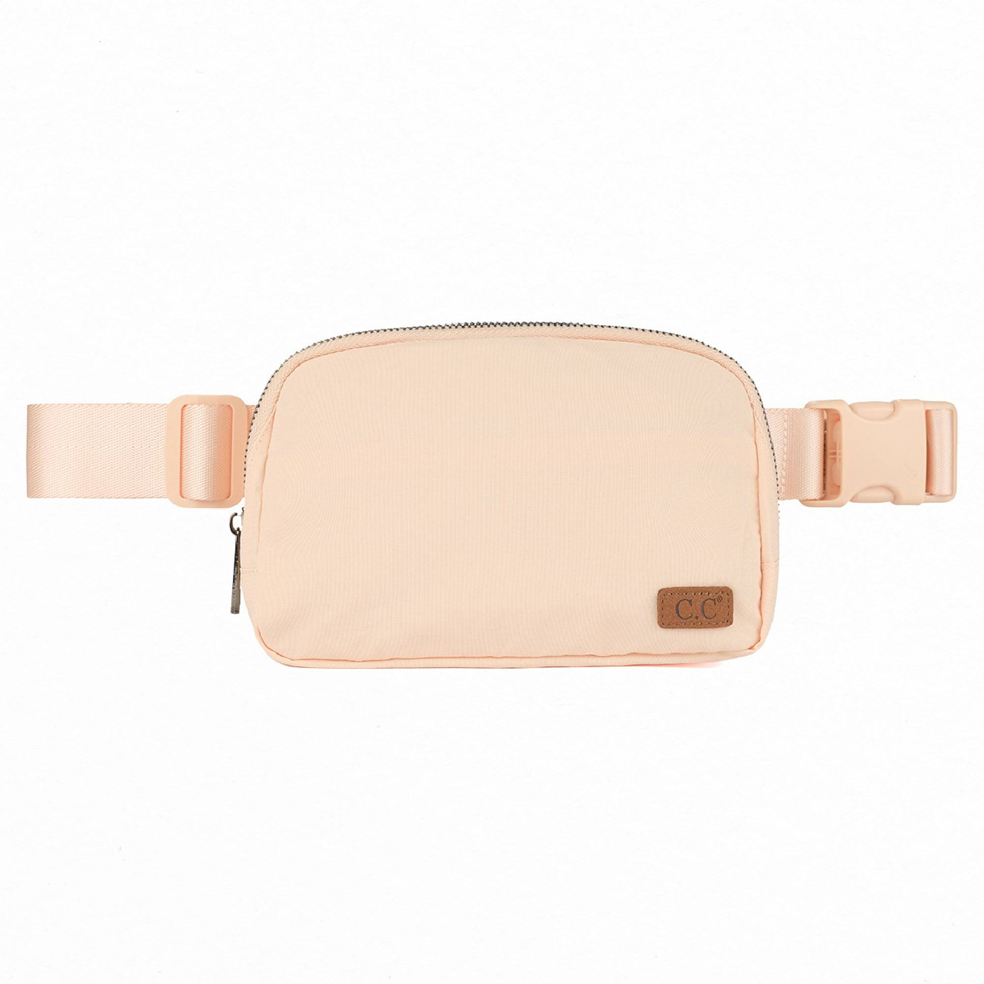 CC Basic Belt Bag Fanny Pack in various colors, showcasing adjustable strap and waterproof material.