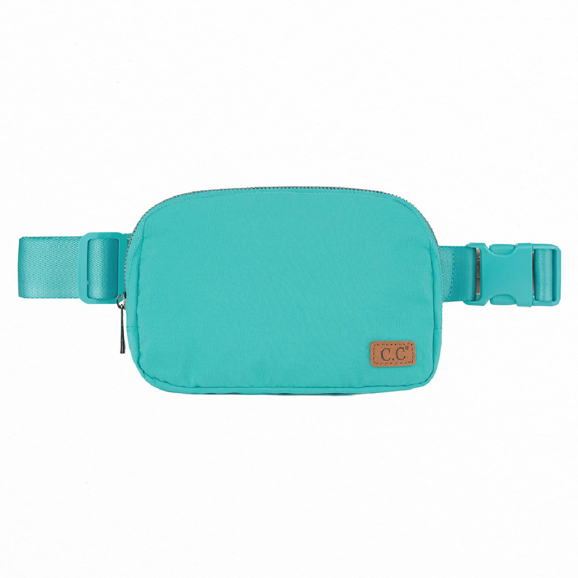 CC Basic Belt Bag Fanny Pack in various colors, showcasing adjustable strap and waterproof material.