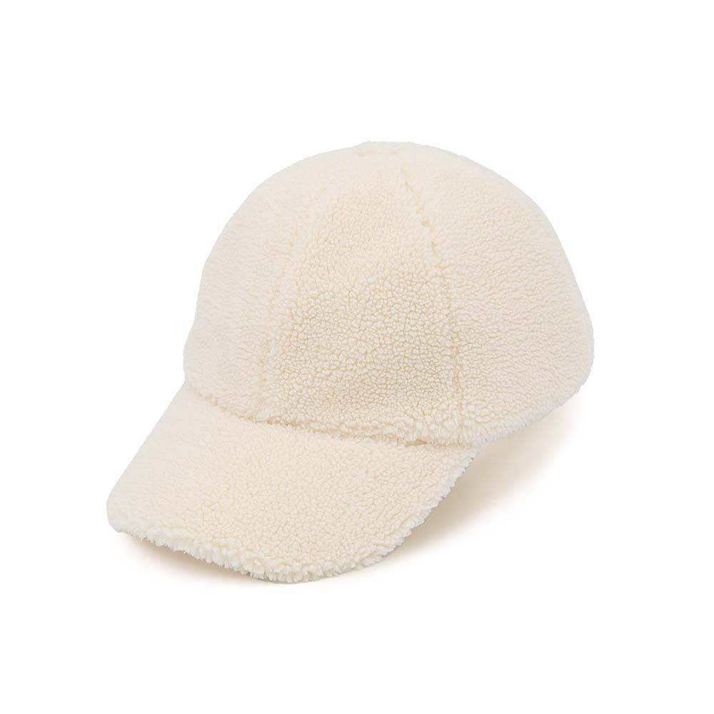 CC Cozy Sherpa Cap featuring soft sherpa material and adjustable velcro strap, suitable for youth and adults.