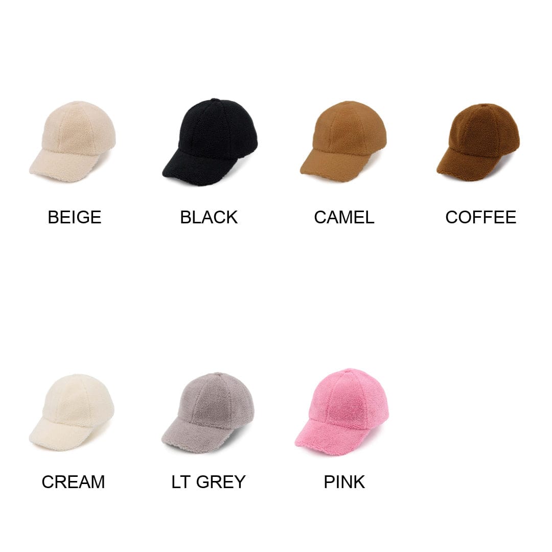 CC Cozy Sherpa Cap featuring soft sherpa material and adjustable velcro strap, suitable for youth and adults.