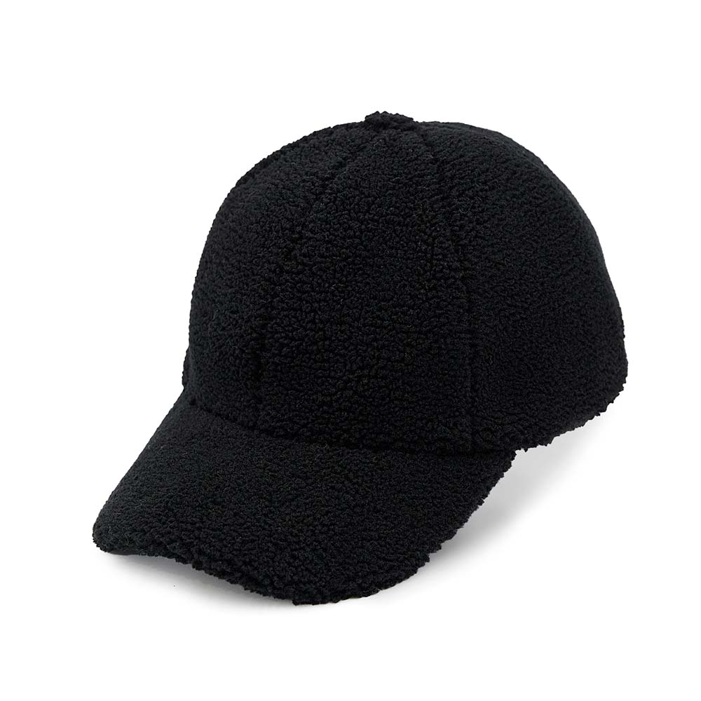 CC Cozy Sherpa Cap featuring soft sherpa material and adjustable velcro strap, suitable for youth and adults.