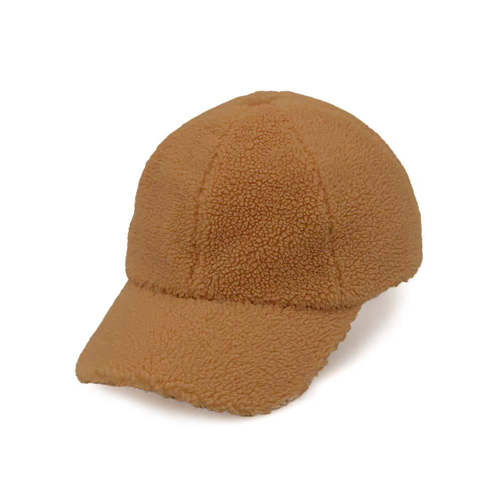 CC Cozy Sherpa Cap featuring soft sherpa material and adjustable velcro strap, suitable for youth and adults.