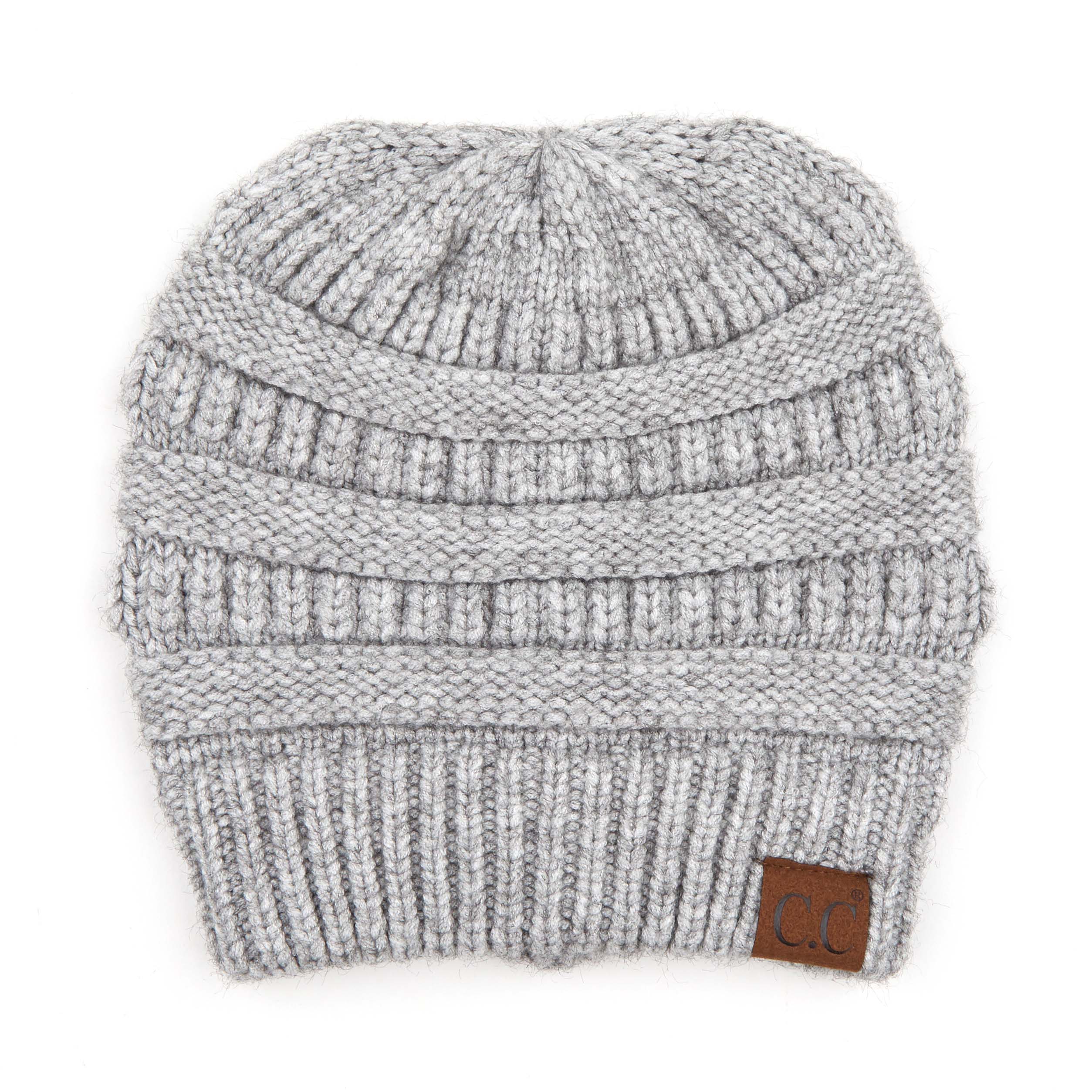 CC Snuggly Soft Yarn Beanie featuring a stylish cable knit design, made from soft yarn for warmth and comfort.