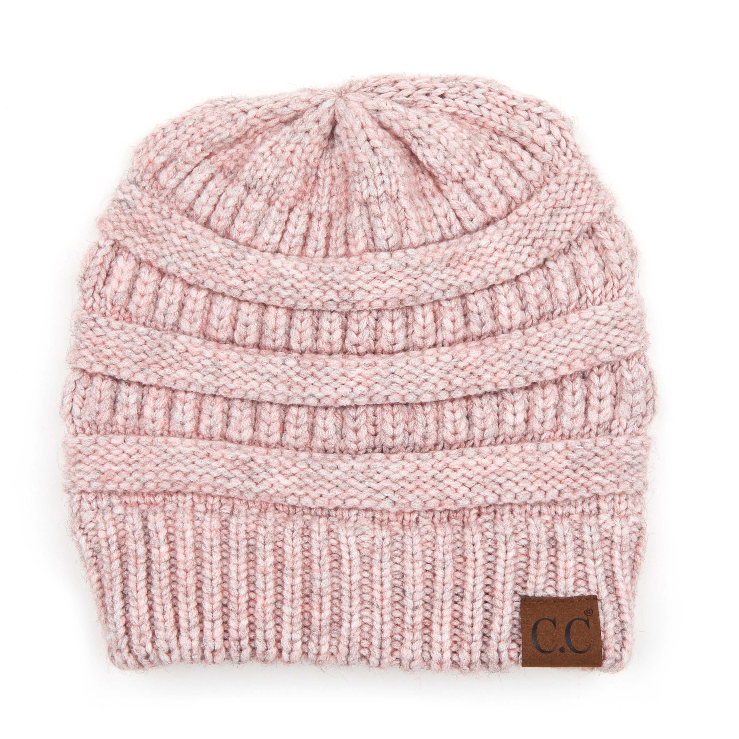 CC Snuggly Soft Yarn Beanie featuring a stylish cable knit design, made from soft yarn for warmth and comfort.