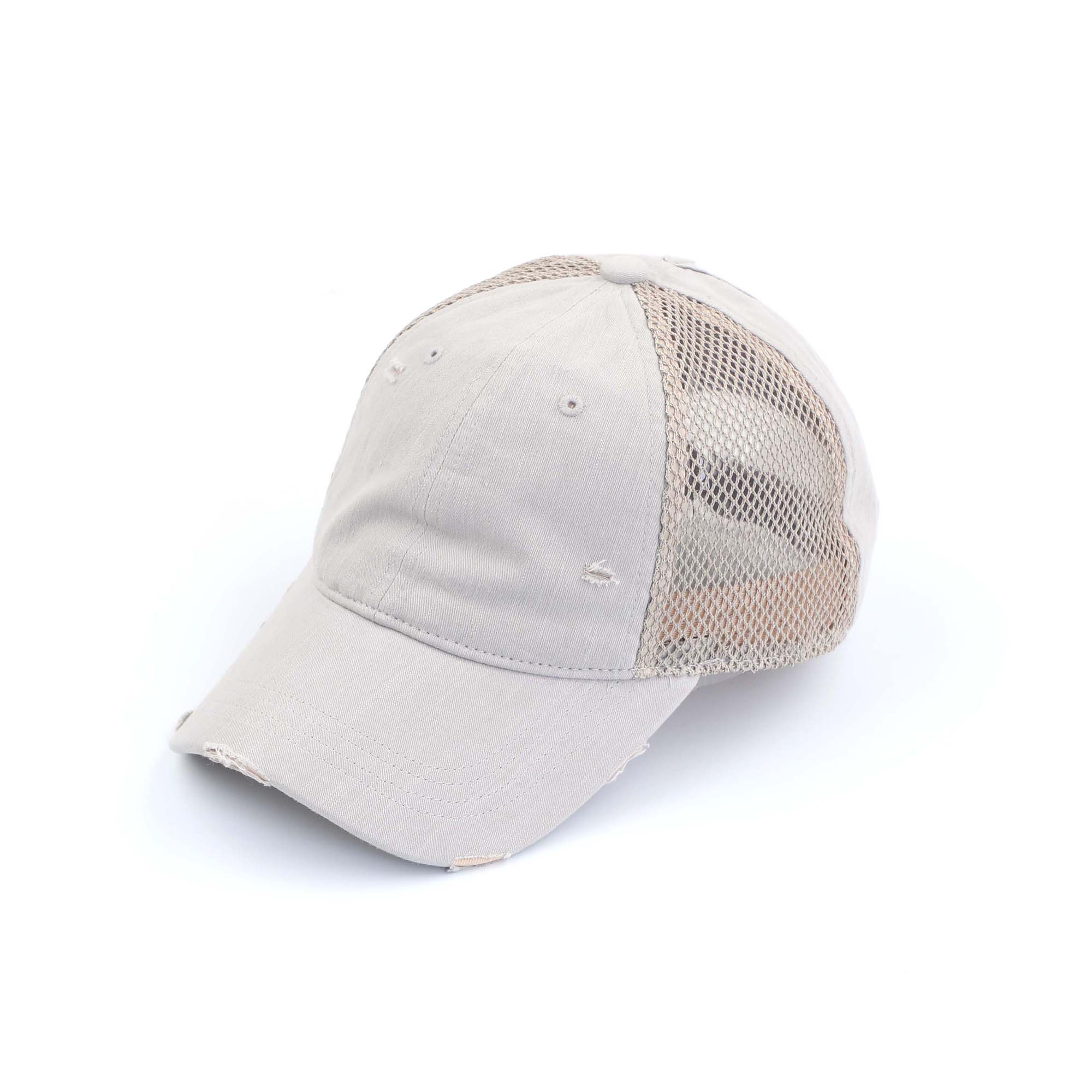 CC Solid Cotton Athleisure Cap featuring ponytail access, adjustable strap, and soft cotton material, suitable for women, teens, and kids.