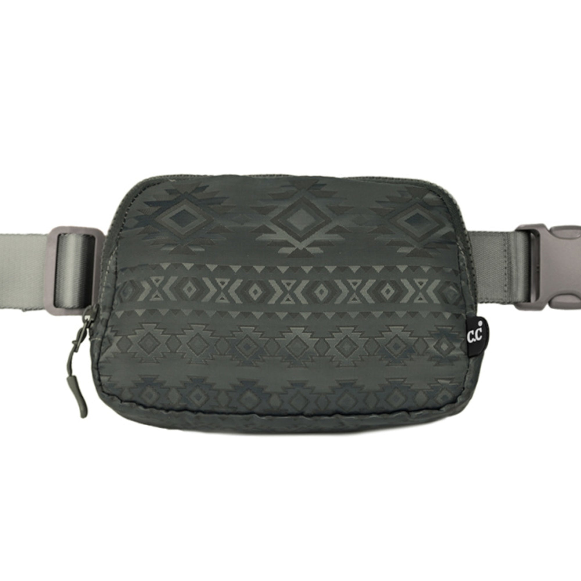 CC South Western Belt Bag Fanny Pack in vibrant South Western and Aztec prints, made from waterproof nylon with adjustable strap.