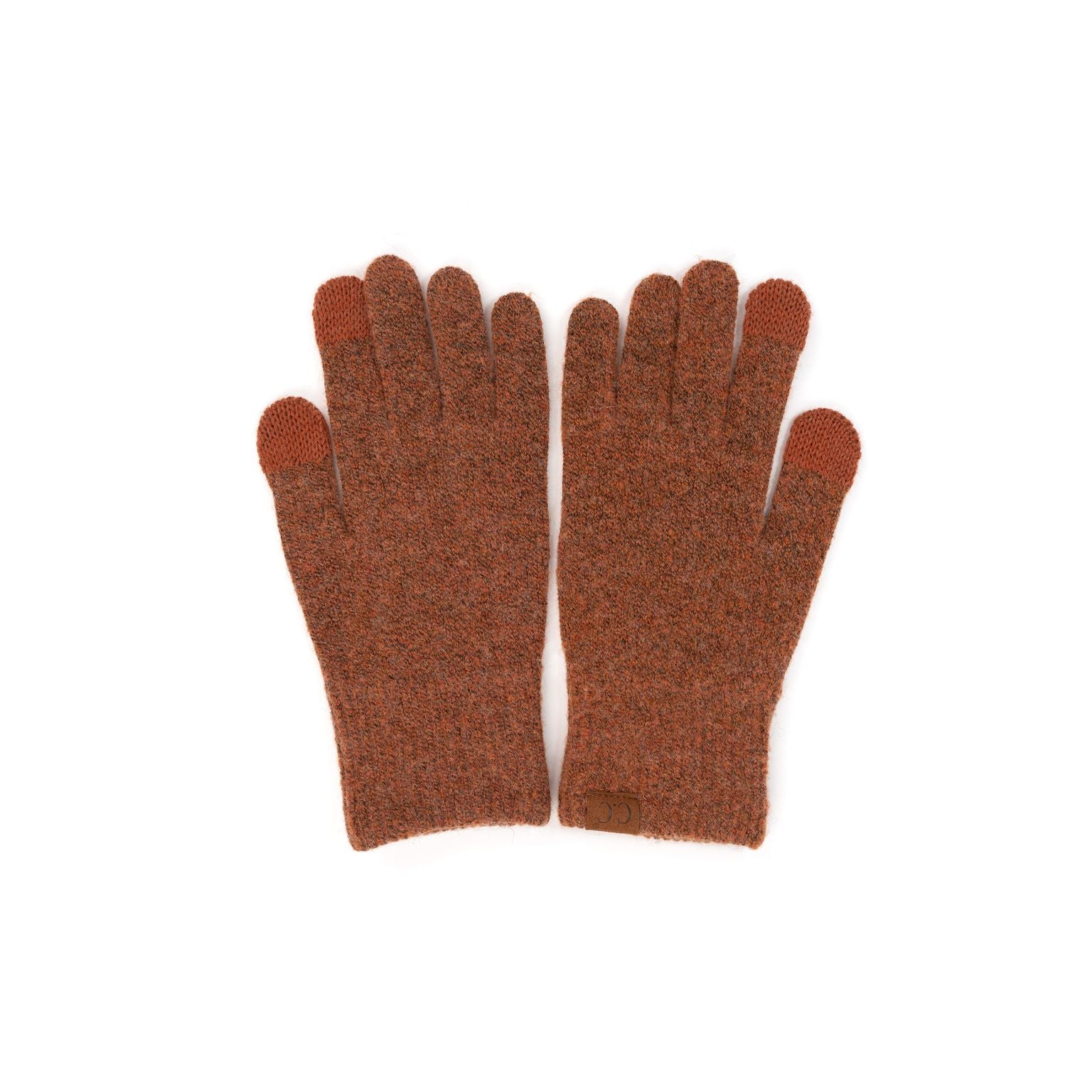 CC Ultra Soft Tech-Touch Gloves in various colors, showcasing their soft texture and tech-touch fingertips.