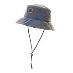 CC Waterproof Reflective Bucket Hat showcasing its stylish design, adjustable chin strap, and waterproof material, perfect for outdoor activities.