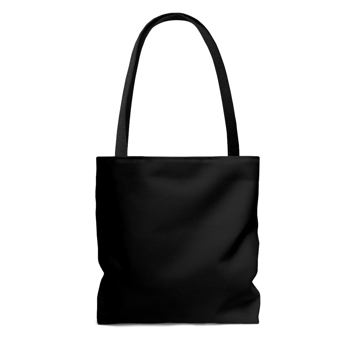 Stylish Canvas Tote Bag with 'Faith Looks Good on You' design, featuring black cotton handles and a chic appearance.