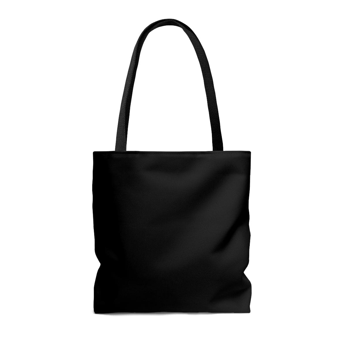 Stylish Canvas Tote Bag with 'Faith Looks Good on You' design, featuring black cotton handles and a chic appearance.