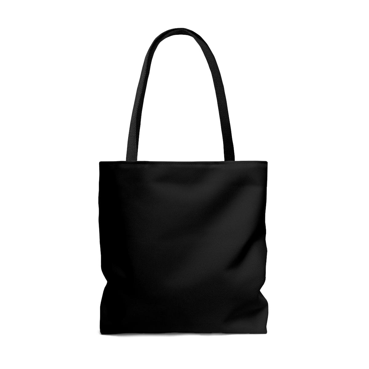 Stylish Canvas Tote Bag with 'Faith Looks Good on You' design, featuring black cotton handles and a chic appearance.