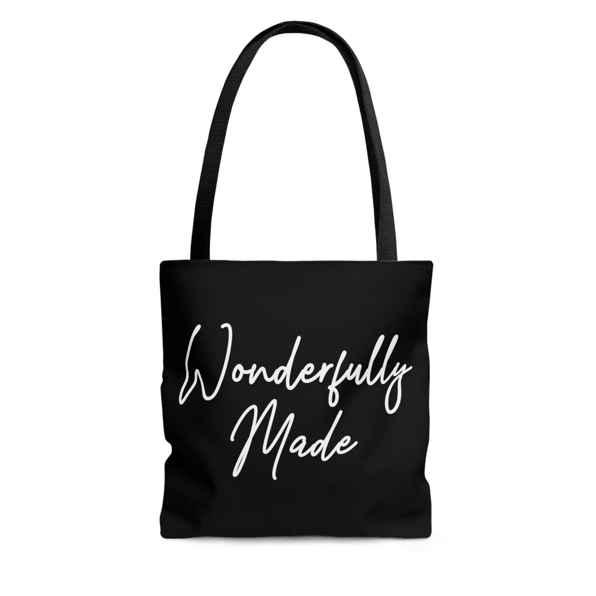 Stylish Canvas Tote Bag with black cotton handles and lining, perfect for any occasion.