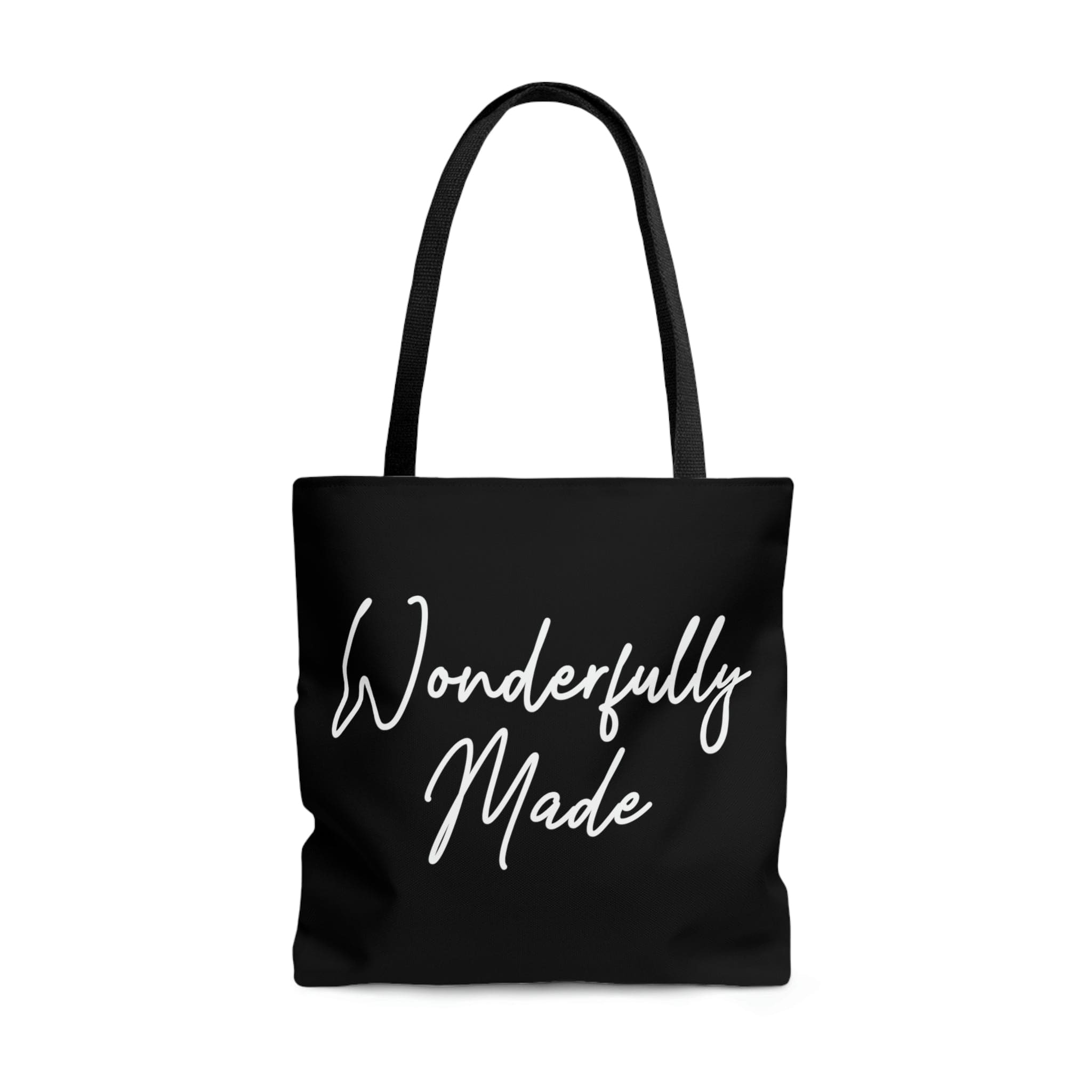 Stylish Canvas Tote Bag with black cotton handles and lining, perfect for any occasion.