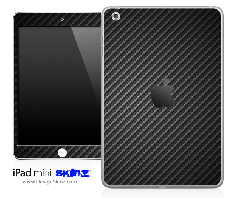 A sleek Carbon Fiber iPad Skin showcasing a stylish design, perfectly fitted to an iPad, highlighting its protective features and customization options.