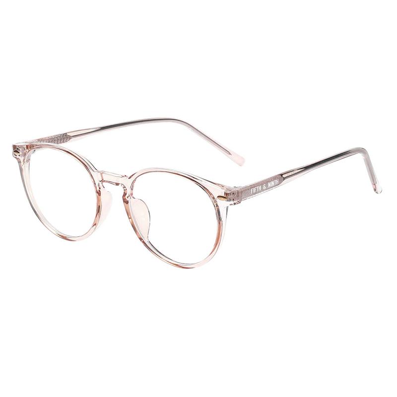 Chandler Blue Light Glasses with a stylish design and transparent travel case, perfect for eye protection.