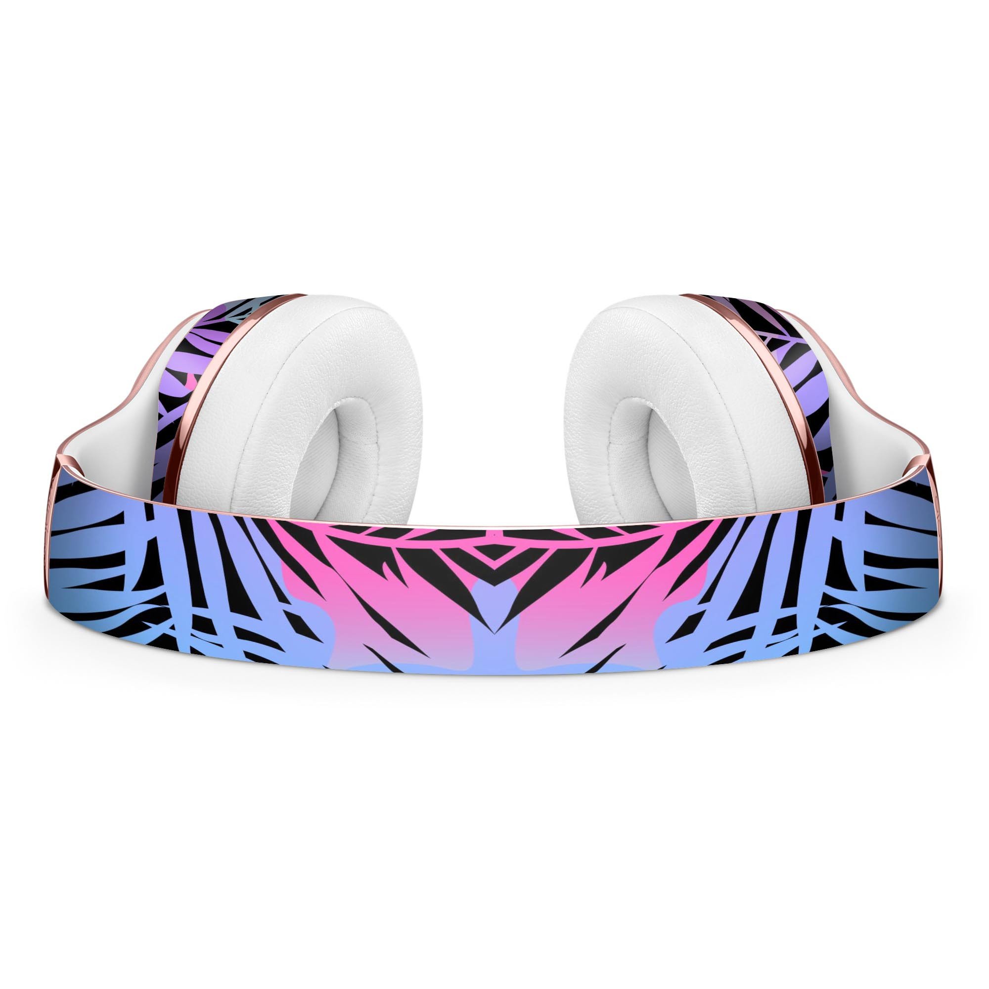 Chromatic Safari Full-Body Skin Kit for Beats by Dre Solo 3, showcasing vibrant colors and patterns on a sleek headphone design.