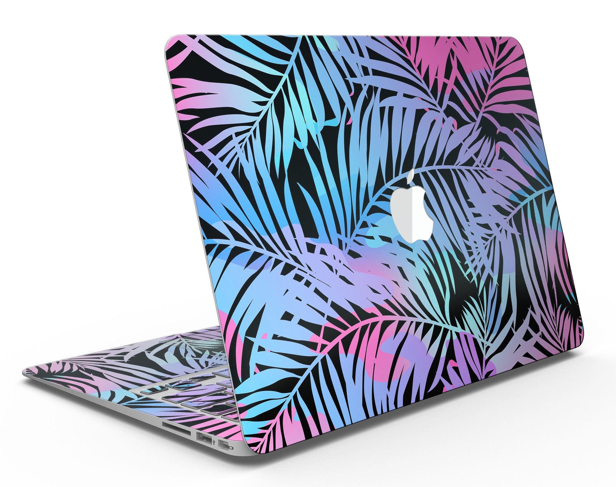 Chromatic Safari MacBook Air Skin Kit showcasing vibrant design and premium vinyl material.